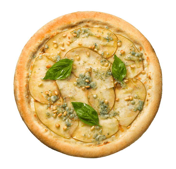 Пицца с грушей и горгонзолой